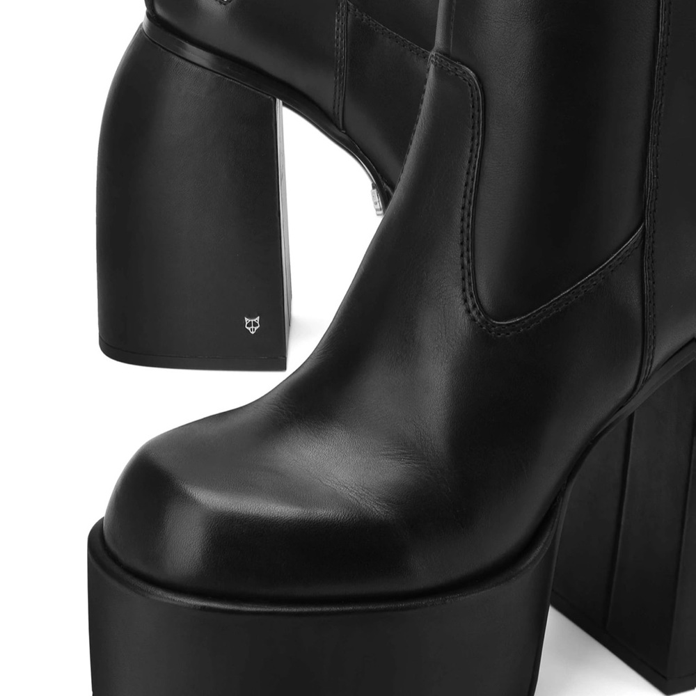 Naked Wolfe Jailbreaker Black Leather Boots